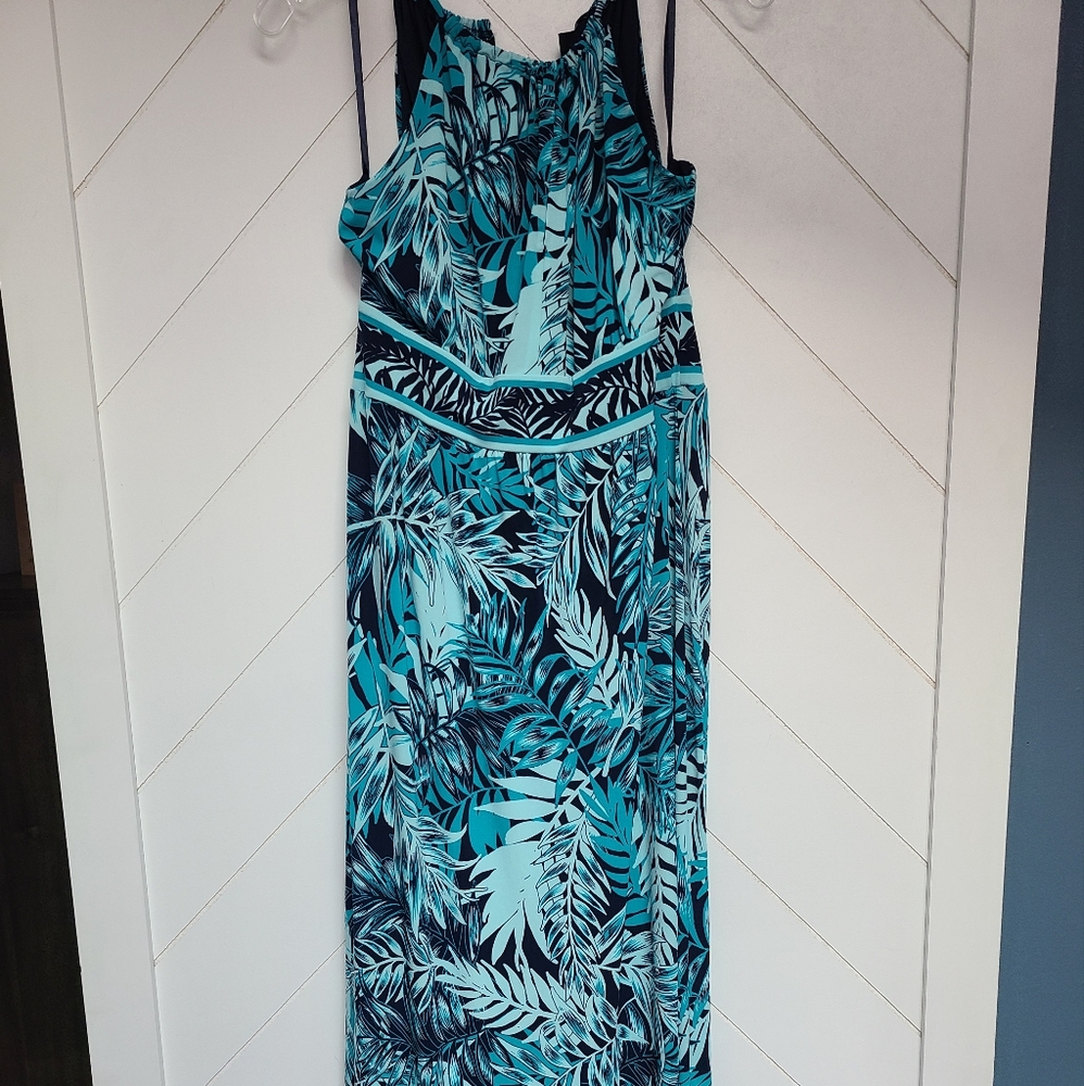 Blue maxi dress